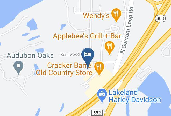 Extended Stay America Lakeland I 4 Map