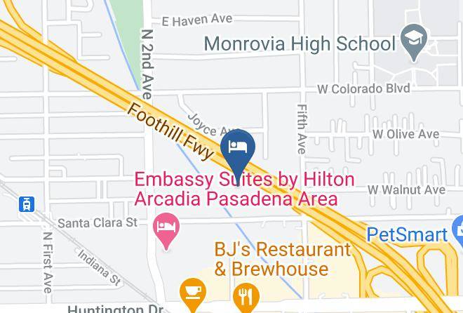 Los Angeles - Extended Stay America Los Angeles Arcadia Maps
