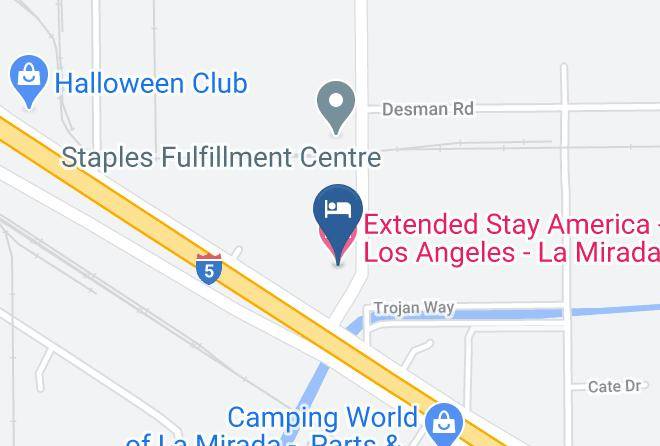 Los Angeles - Extended Stay America Los Angeles La Mirada Maps