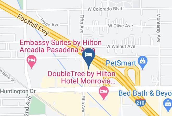 Los Angeles - Extended Stay America Los Angeles Monrovia Maps