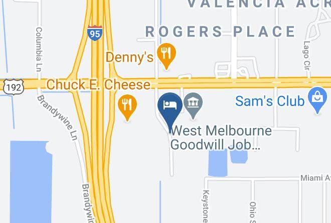 Brevard - Extended Stay America Melbourne I 95 Maps