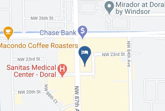 Miami Dade - Extended Stay America Miami Airport Doral 87th Avenue South Maps