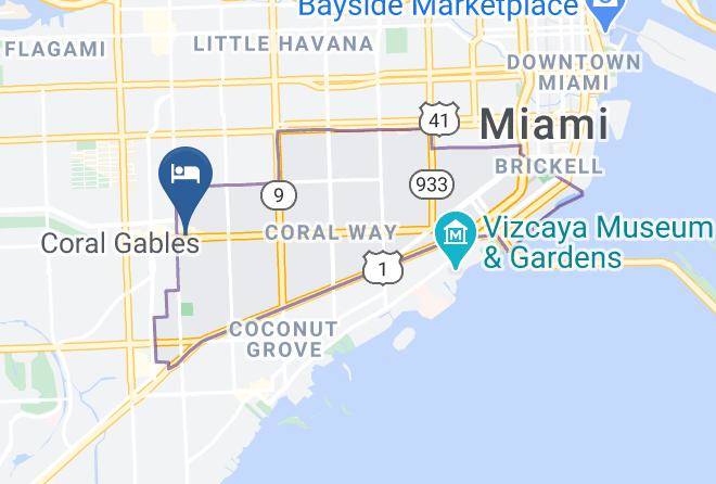 Miami Dade - Extended Stay America Miami Coral Gables Maps