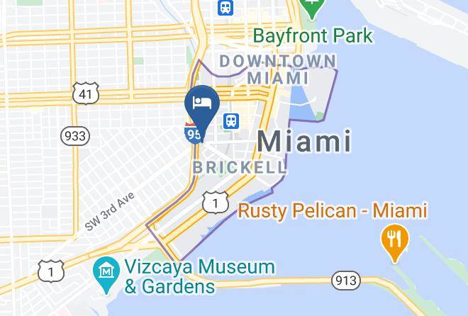 Miami Dade - Extended Stay America Premier Suites Miami Downtown Brickell Cruise Port Maps
