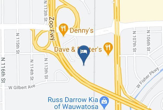 Milwaukee - Extended Stay America Milwaukee Wauwatosa Maps