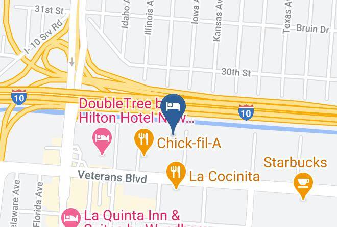 Extended Stay America New Orleans Airport Map