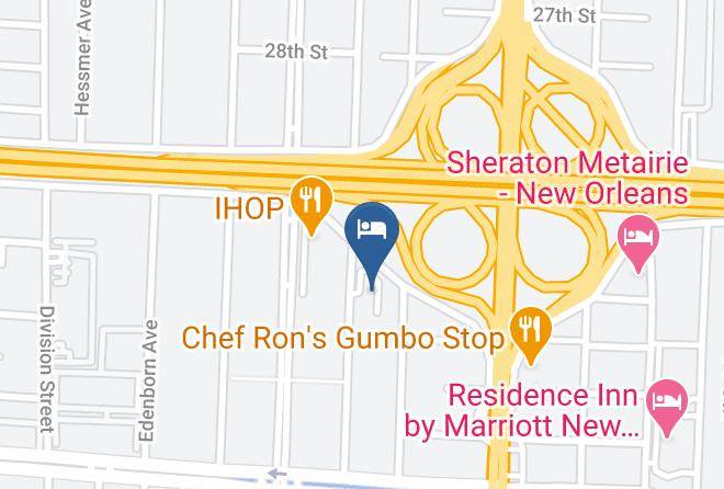 Jefferson Par - Extended Stay America New Orleans Metairie Maps
