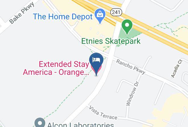 Orange - Extended Stay America Orange County Lake Forest Maps