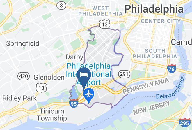 Philadelphia - Extended Stay America Philadelphia Airport Bartram Ave Maps