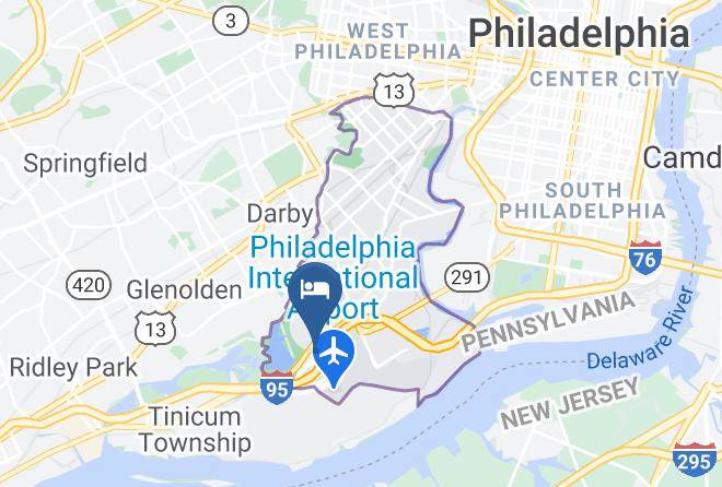 Philadelphia - Extended Stay America Philadelphia Airport Tinicum Blvd Maps