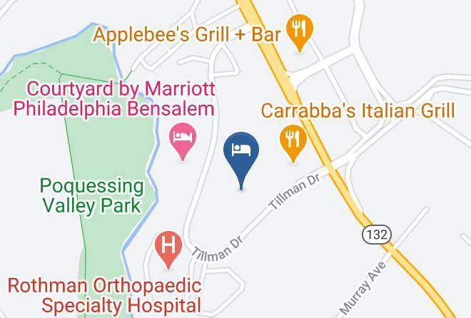 Bucks - Extended Stay America Philadelphia Bensalem Maps