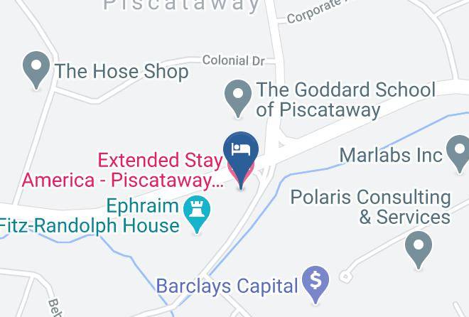 Middlesex - Extended Stay America Piscataway Rutgers University Maps