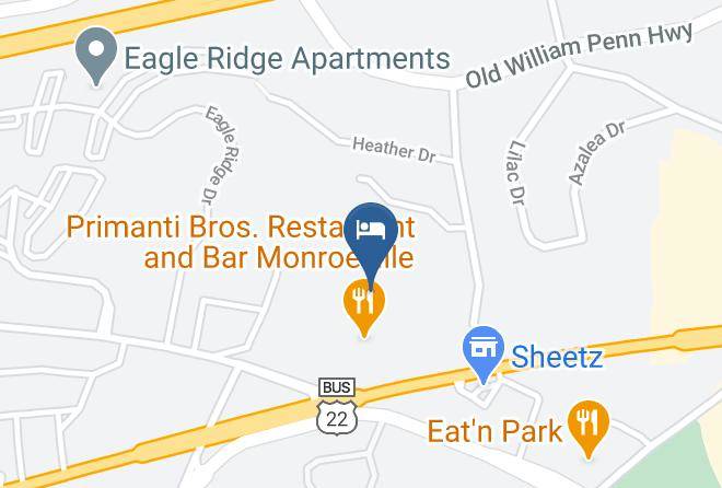 Allegheny - Extended Stay America Pittsburgh Monroeville Maps