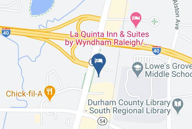 Extended Stay America Durham Research Triangle Park Hwy 55 Map