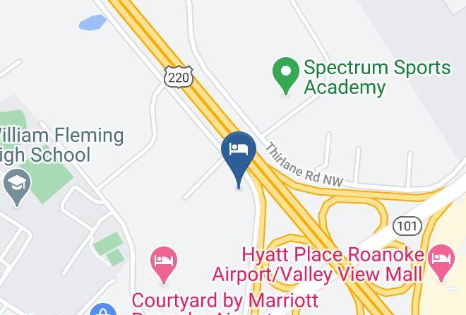 Roanoke City - Extended Stay America Roanoke Airport Maps