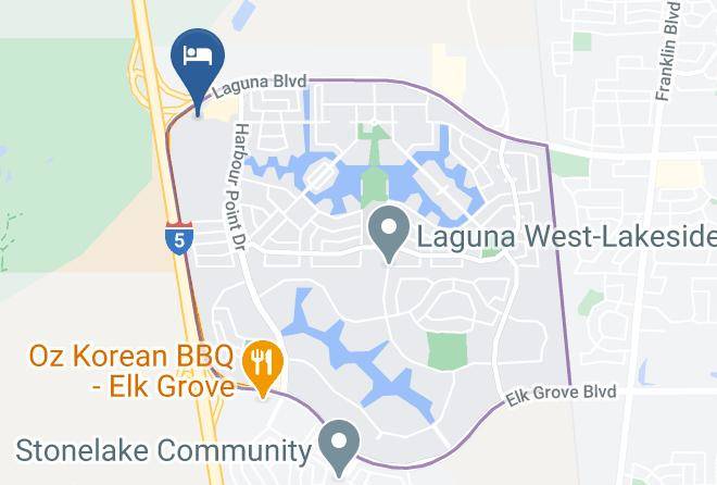 Sacramento - Extended Stay America Sacramento Elk Grove Maps