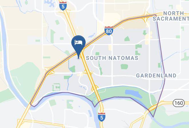 Sacramento - Extended Stay America Sacramento South Natomas Maps