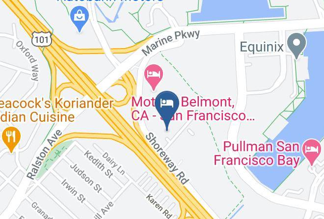 San Mateo - Extended Stay America San Francisco Belmont Maps