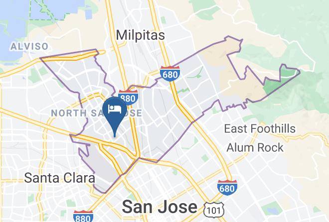 Santa Clara - Extended Stay America San Jose Airport Maps