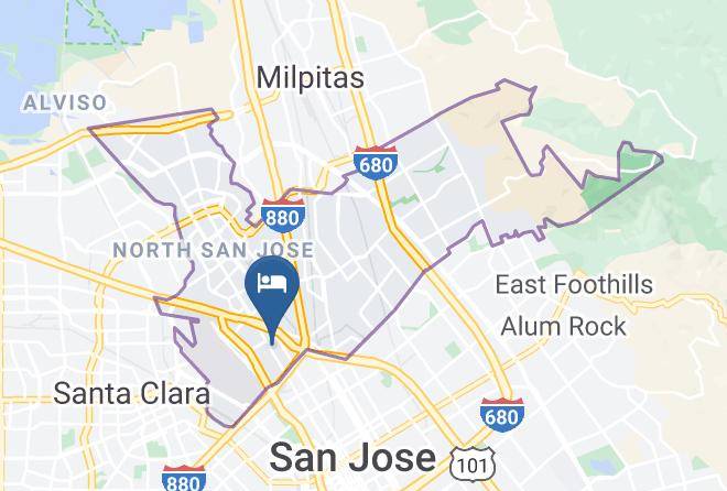 Santa Clara - Extended Stay America San Jose Downtown Maps