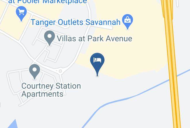 Extended Stay America Savannah Pooler Map