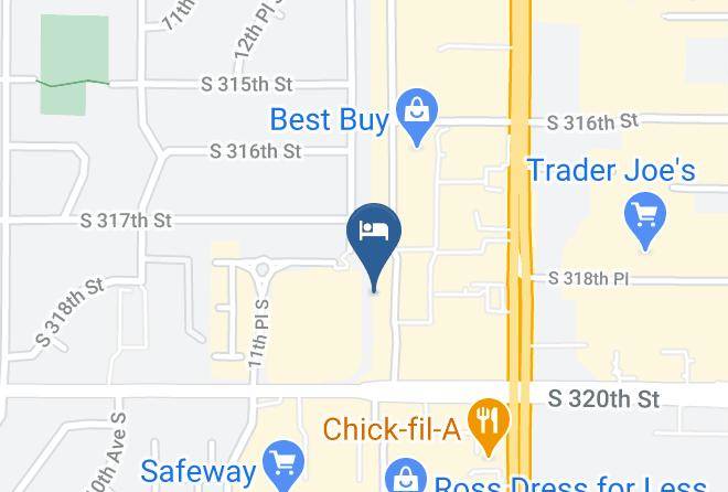 King - Hampton Inn & Suites Seattle Federal Way Maps