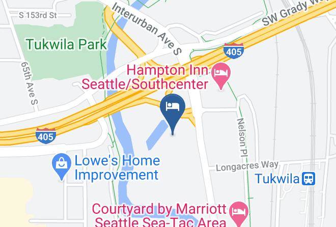 King - Extended Stay America Seattle Southcenter Maps