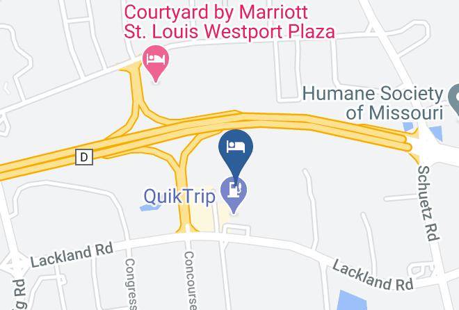 St Louis - Extended Stay America St Louis Westport East Lackland Rd Maps