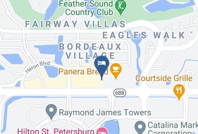 Pinellas - Extended Stay America St Petersburg Carillon Park Maps