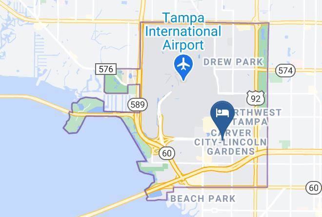 Hillsborough - Extended Stay America Tampa Airport Spruce Street Maps