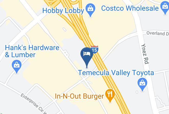 Extended Stay America Temecula Wine Country Map