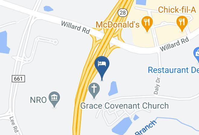 Mainstay Suites Washington Dulles Airport Map