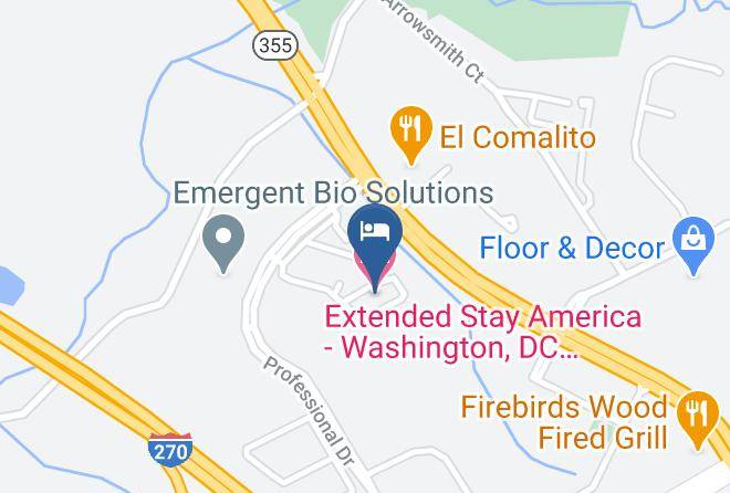 Montgomery - Extended Stay America Washington D C Gaithersburg North Maps