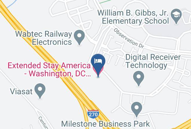Montgomery - Extended Stay America Washington D C Germantown Milestone Maps