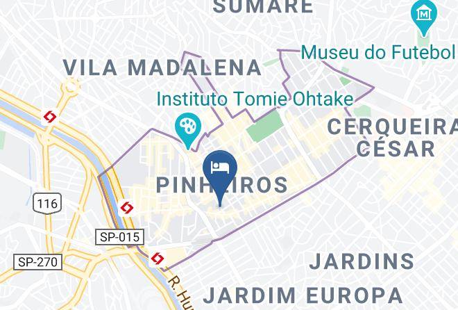 Sao Paulo Pinheiros - Nobile Residences Studio Pinheiros Maps