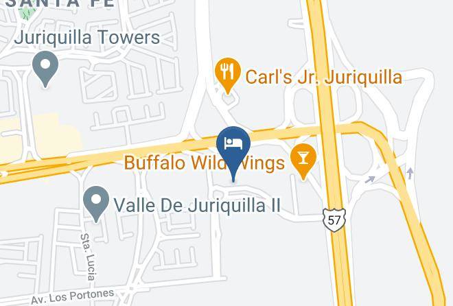 Santiago De Queretaro - Extended Suites Queretaro Juriquilla Maps