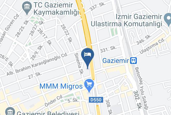 Gaziemir - Extenso Hotel Gaziemir Fuar Ege Serbest Bolge Ve Havaalani Oteli Maps
