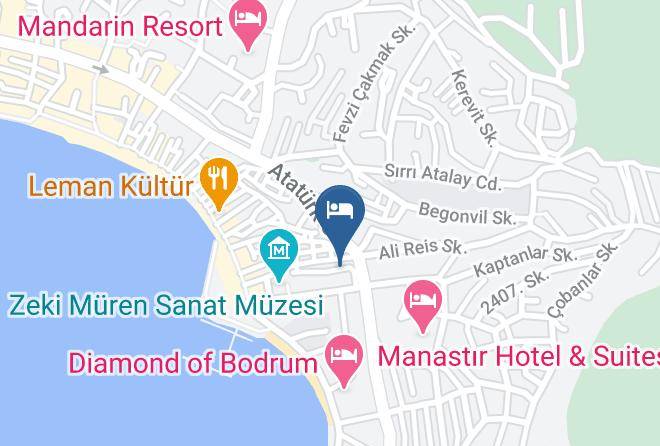 Bodrum - Eylul Pansiyon Maps