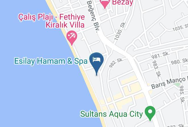 Fethiye - Eyna Otel Fethiye Maps