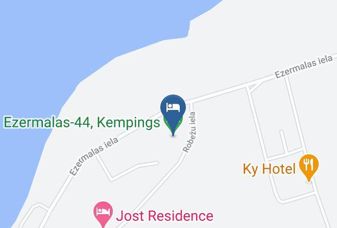 Aluksne - Ezermalas 44 Kempings Maps