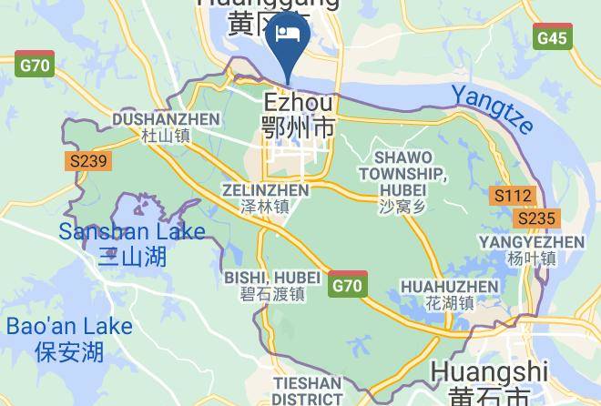 Ezhou - Ezhou Yilian Concept Theme Hotel Maps