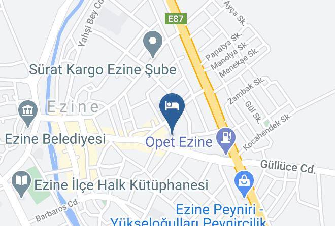 Ezine - Ezine Atak Han Otel Maps