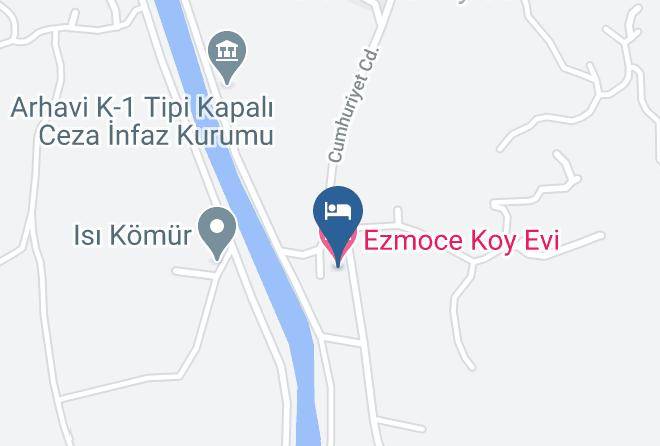 Arhavi - Ezmoce Koy Evi Maps