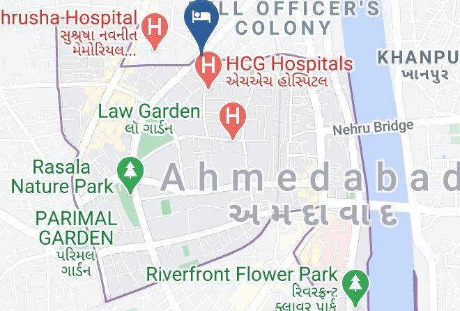 Ahmadabad - Fabexpress Classic Inn Navrangpura Maps