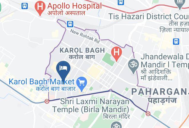 Karol Bagh - Fabexpress Jeniffer Inn Maps