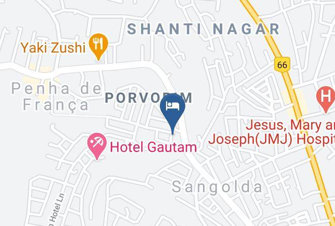 Bardez - Fabexpress Spring Height Hotel Goa Maps