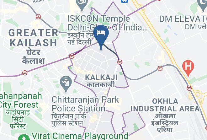 Kalkaji - Fabhotel Aashraye 100 Safe Place To Stay Maps