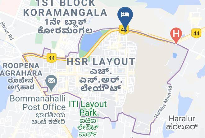 Bengaluru - Fabhotel Astra Suites 100 Safe Place To Stay Maps