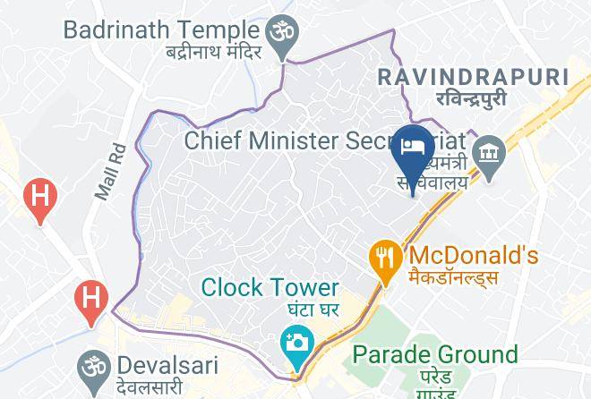 Dehradun - Fabhotel Central Park Inn Maps