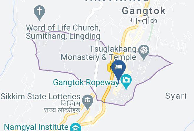 Gangtok - Fabhotel Changlo Chen Maps